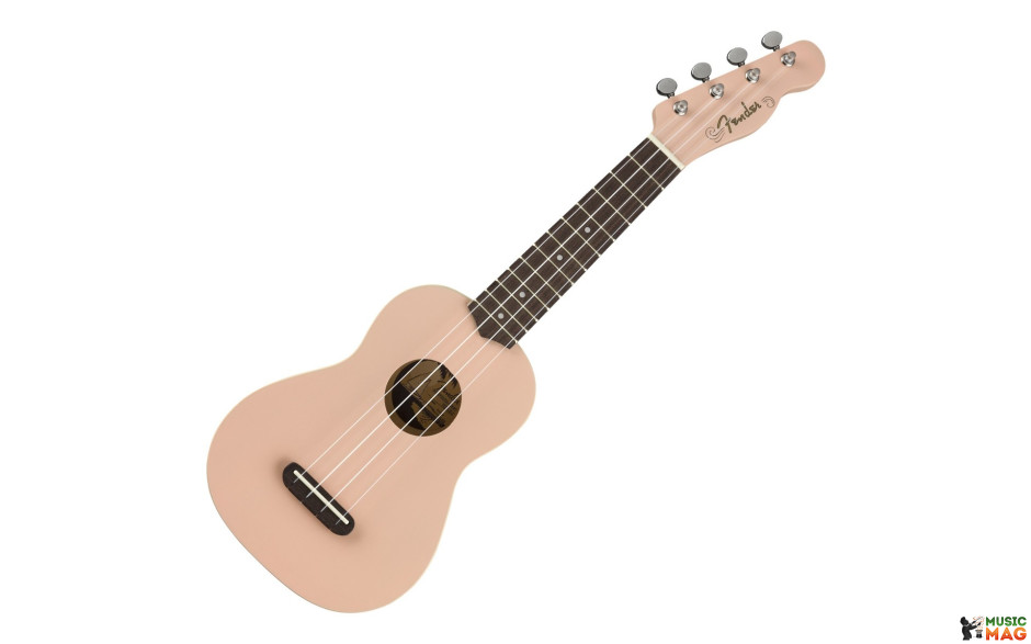 FENDER UKULELE VENICE SOPRANO SHELL PINK