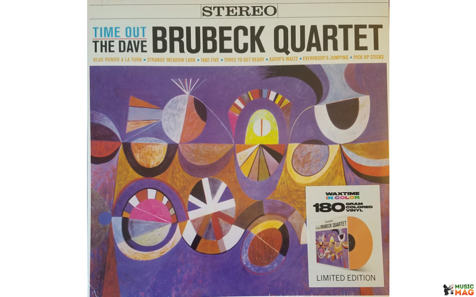 DAVE BRUBECK QUARTET - TIME OUT 2018 (950624, LTD., Orange) WAX TIME/EU MINT (8436559464178)