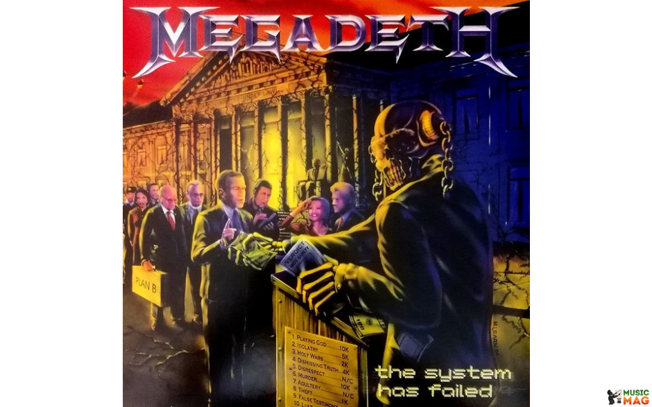 Megadeth - The System Has Failed. 2004/2019 (bmgcat245lp) Bmg/eu Mint (4050538374049)