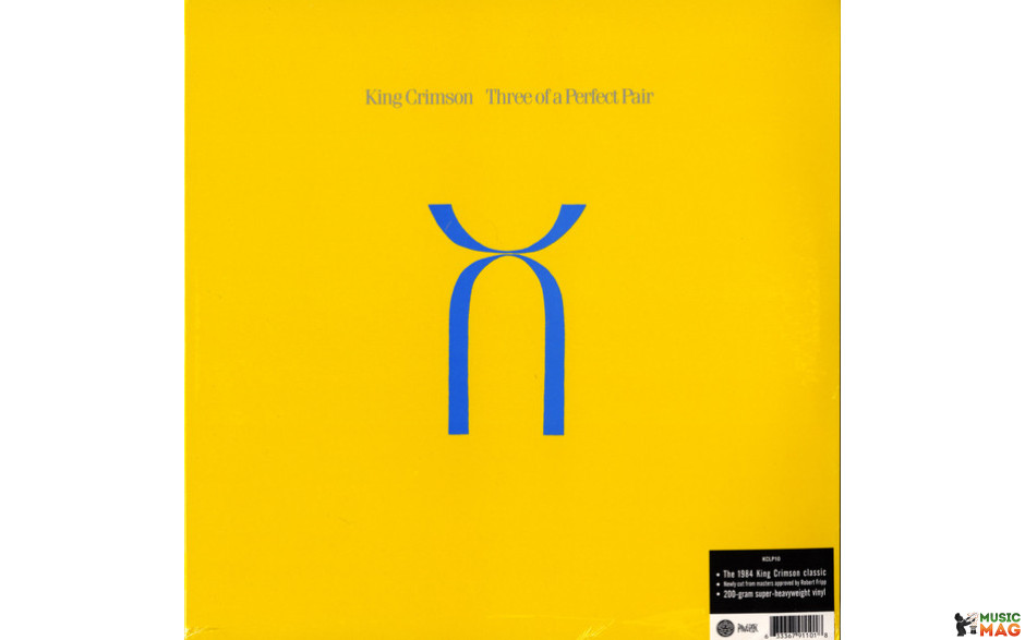 KING CRIMSON - THREE OF A PERFECT PAIR 1984/2019 (KCLP10, 200 gm.) DGM/EU MINT (0633367911018)
