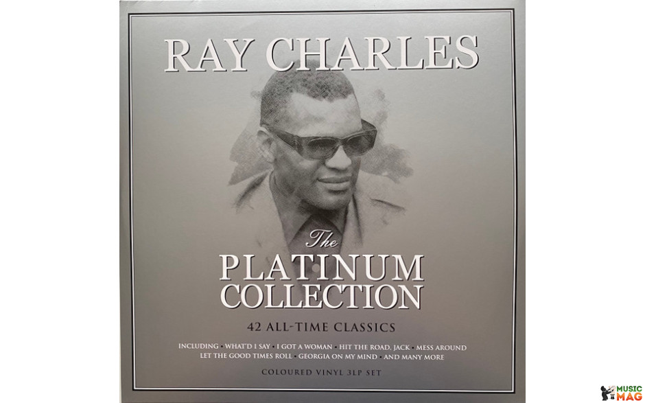 RAY CHARLES - THE PLATINUM COLLECTION 3 LP Set 2019 (NOT3LP285, White) NOT NOW MUSIC/EU MINT (5060403742858)