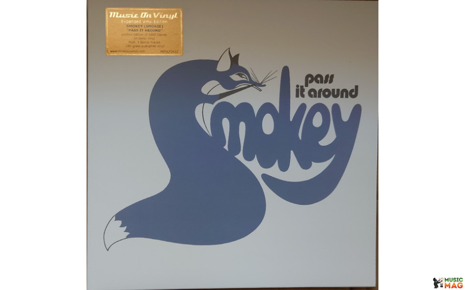 SMOKEY - PASS IT AROUND 1975/2020 (MOVLP2622, LTD., Silver) MUSIC ON VINYL/EU MINT (8719262013131)