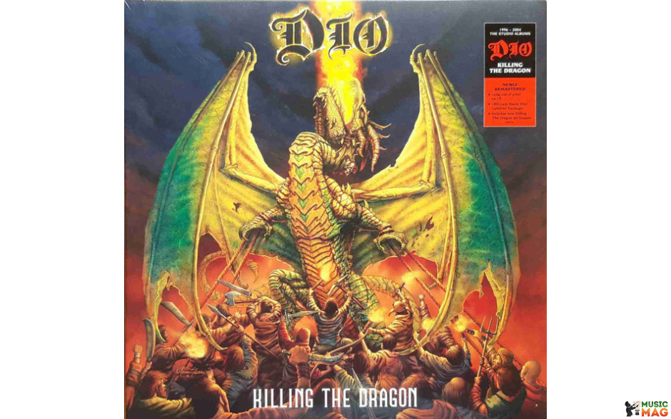 DIO - KILLING THE DRAGON 2009/2020 (BMGCAT388LP, 180 gm.) BMG/EU MINT (4050538597257)