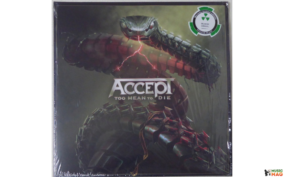 ACCEPT - TOO MEAN TO DIE 2 LP Set 2021 (NB 5541-1, LTD.) NUCLEAR BLAST/EU & US MINT (0727361554118)