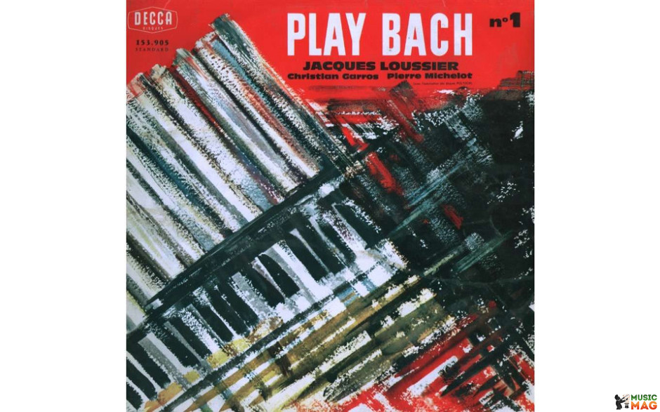 Jacques Loussier/Christian Garros/Pierre Michelot - Play Bach No.1 (2019) Vinyl LP