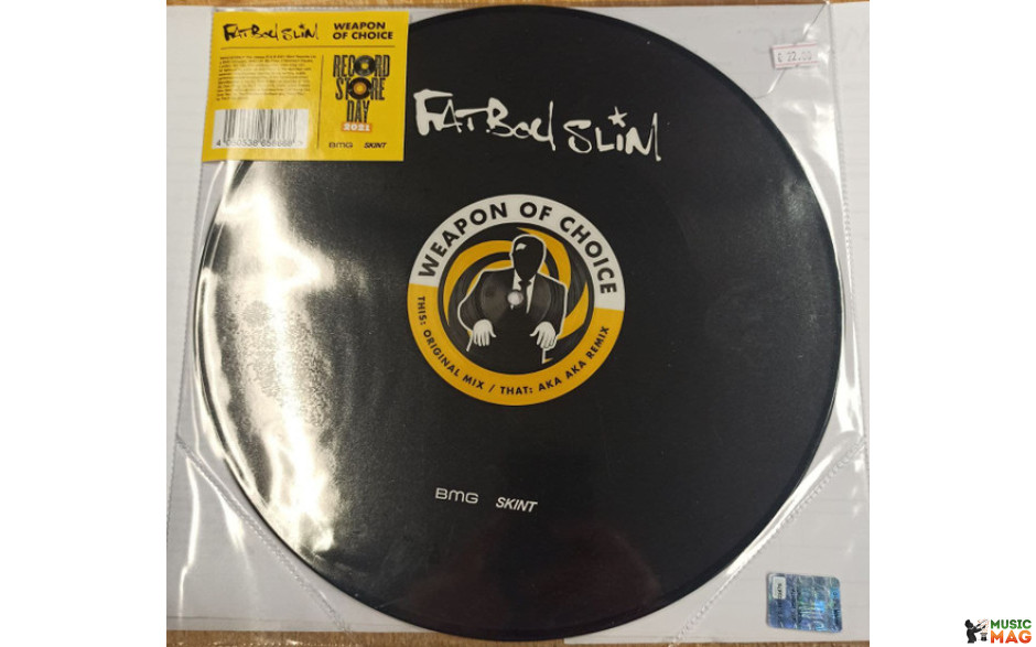 FATBOY SLIM - WEAPON OF CHOICE 2021 (BMGCAT498LP, LTD., 12" Maxi-Single) BMG/EU MINT (4050538658668)