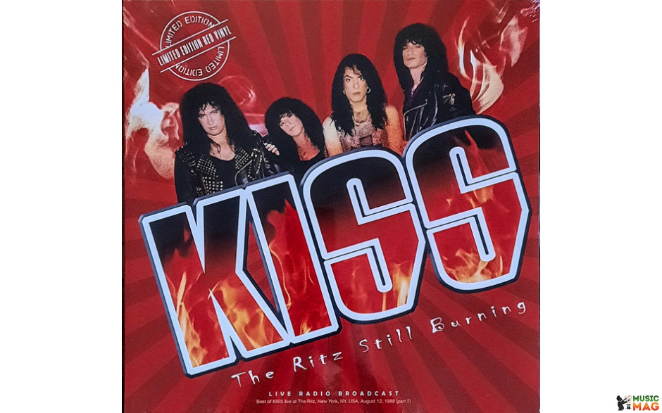 KISS - THE RITZ STILL BURNING 2021 (CL84749, Red) STEMRA MUSIC INC/EU MINT (8717662584749)