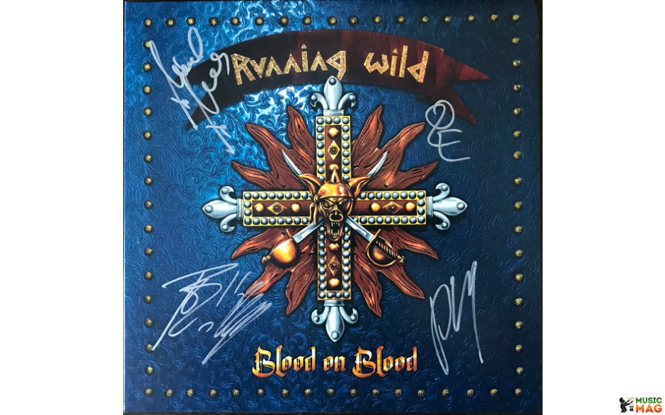 RUNNING WILD - BLOOD ON BLOOD 2 LP Set 2021 (SPV2858512LP, Blue) STEAMHAMMER/EU MINT (0886922858512)