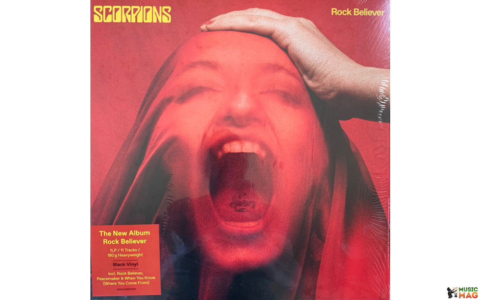 SCORPIONS - ROCK BELIEVER 2022 (0602438813780, LTD., 180 gm.) UNIVERSAL MUSIC GROUP/EU MINT (0602438813780)