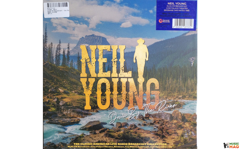 NEIL YOUNG - DOWN BY THE RIVER 2022 (SRFM0010, LTD., 180 gm., Blue Marbled) SR/EU MINT (9003829977370)