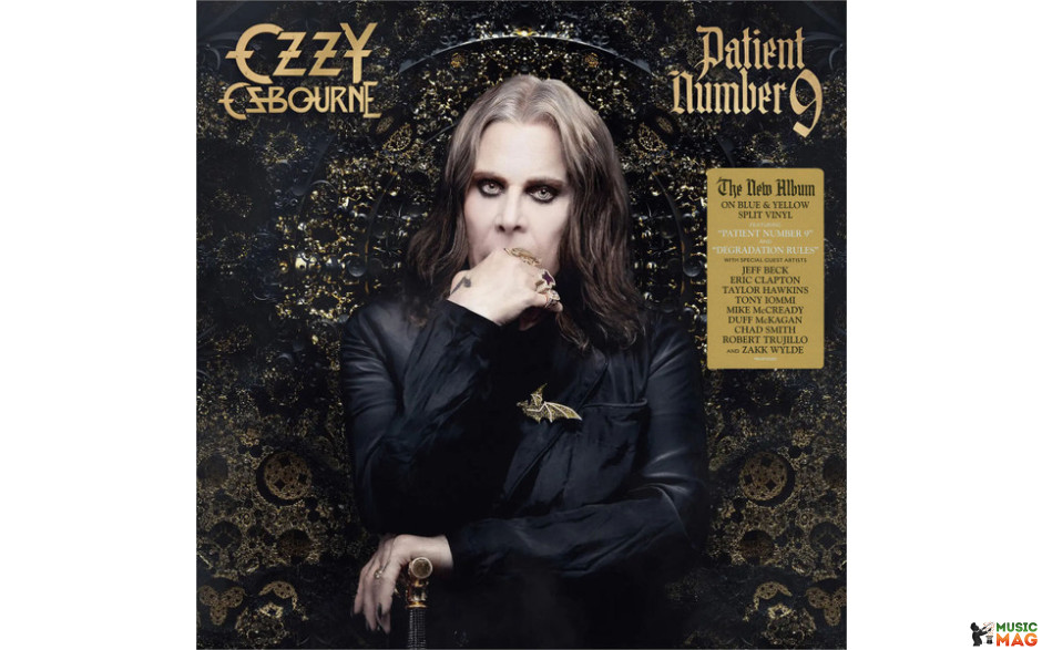 OZZY OSBOURNE - PATIENT NUMBER 9, 2 LP Set 2022 (19439932811, LTD., Blue&Yellow Split) EPIC/EU MINT (0196587203818)