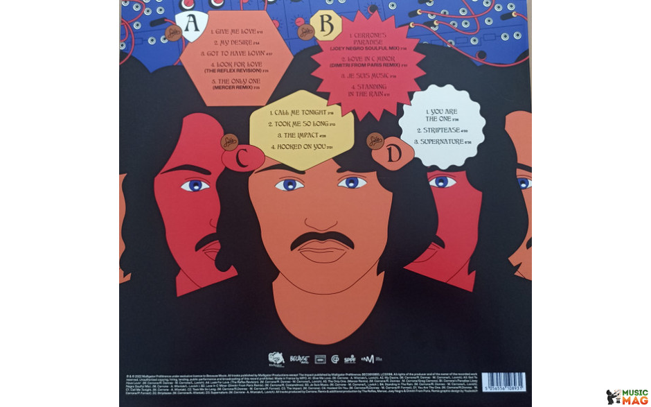 Cerrone - Cerrone By Cerrone 2 Lp Set 2022 (bec5610893, Ltd., Blue) Because Music/eu Mint (5056556108931)