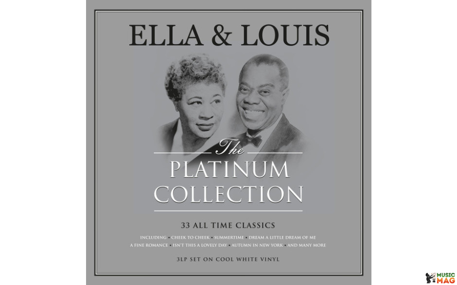 E. FITZGERALD, L. ARMSTRONG - THE PLATINUM COLLECTION 3 LP Set 2022 (NOT3LP292, White) MINT/EU MINT (5060403742926)