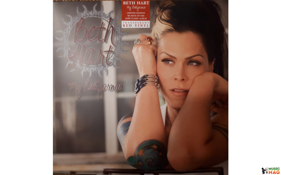 BETH HART - MY CALIFORNIA 2014/2023 (M7329 1, LTD., Red) MASCOT RECORDS (2)/EU MINT (0810020505269)