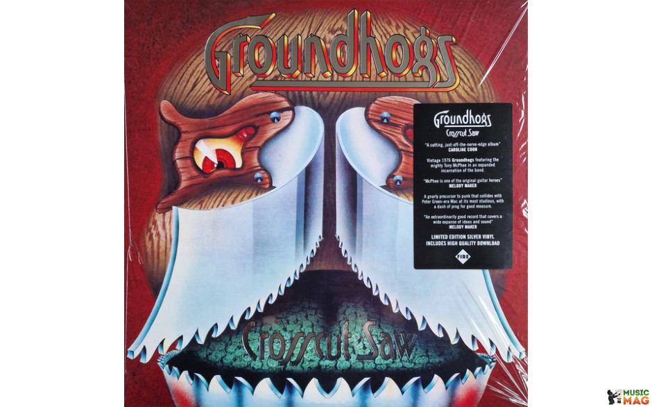 Groundhogs - Crosscut Saw 1976/2023 (firelp512, Ltd., Silver) Fire Records/eu Mint (0809236151216)