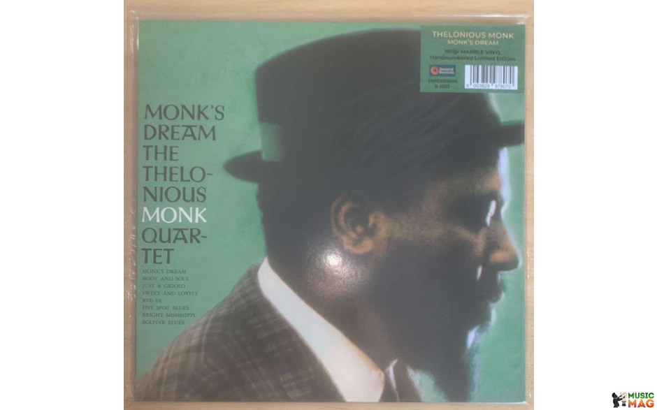 THELONIOUS MONK - MONK"S DREAM 2023 (SRPD0016ME, Turquoise Marble) SR/EU MINT (9003829978070)