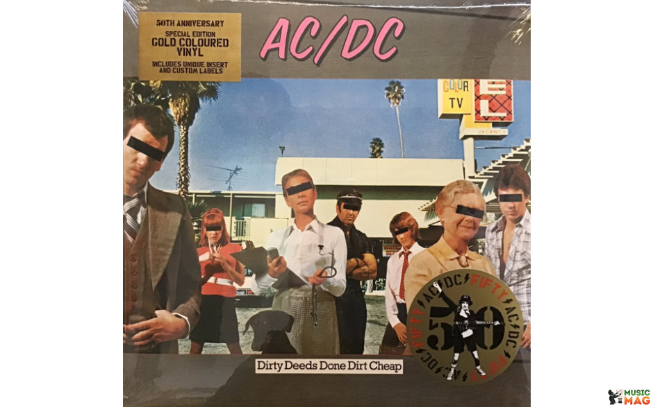 Ac/dc - Dirty Deeds Done Dirt Cheap 1976/2024 (19658834581, Ltd.,180 Gm., Gold) Columbia/eu Mint (0196588345814)