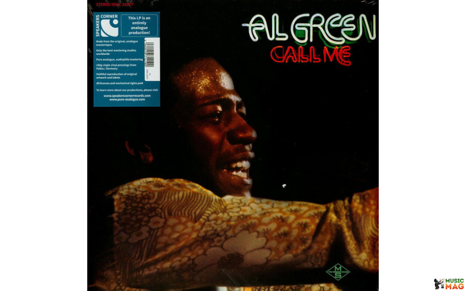 AL GREEN - CALL ME 1973/2012 (XSHL 32077, 180 gm.) SPEAKERS CORNER/EU MINT (4260019714190)