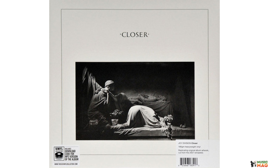 JOY DIVISION – CLOSER 2007/2015 (0825646183913, 180 gm.) WARNER/EU MINT (0825646183913)