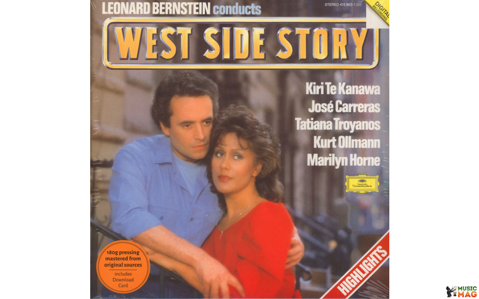 LEONARD BERNSTEIN - WEST SIDE STORY (479580-62, 180 gm.) DEUTSCHE GRAMMOPHON/GER. MINT (0028947958062)