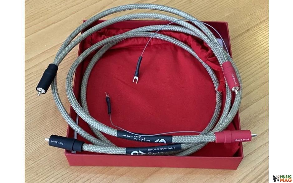 CHORD Epic 2RCA to 2RCA Turntable (with fly lead) 1 2m