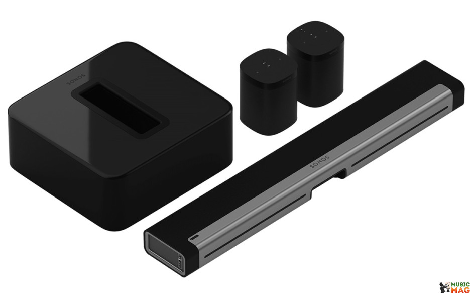 Sonos 5.1. Playbar, Sub & Play:1 Black