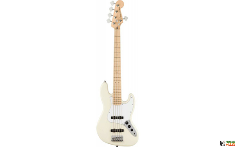 SQUIER by FENDER AFFINITY SERIES JAZZ BASS V MN OLYMPIC WHITE