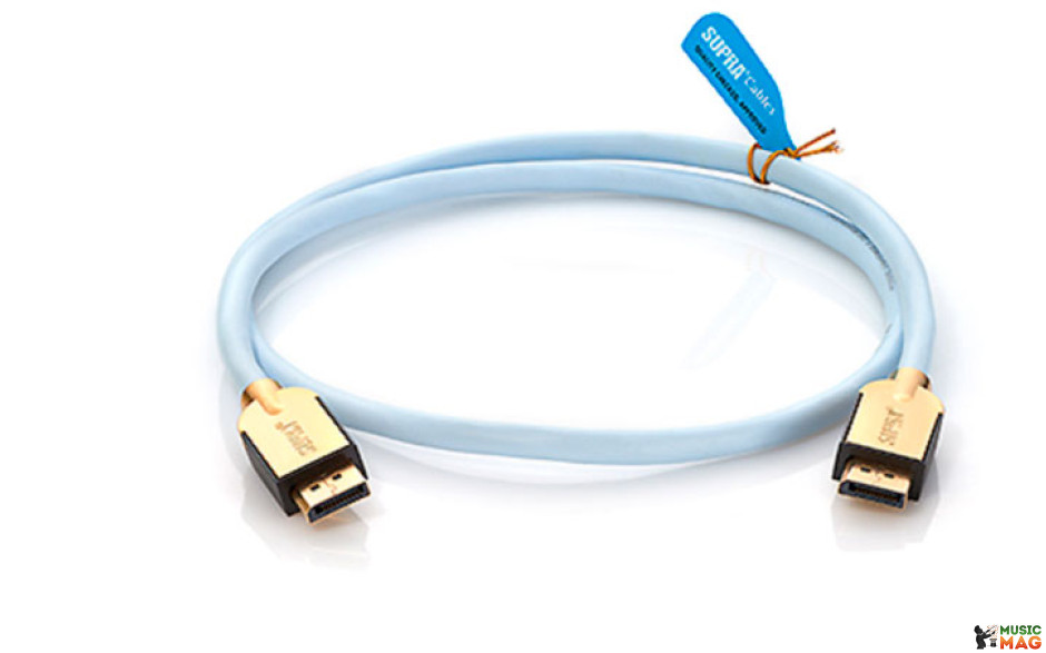 SUPRA DISPLAYPORT DP-DP MALE BLUE 3M