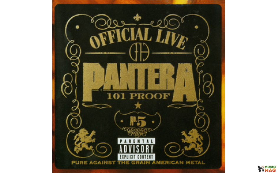 Pantera – Official Live: 101 Proof 2 Lp Set 1997/2012 ( R1 62068, 180 Gm.) Rhino Vinyl/eu Mint (0081227974312)