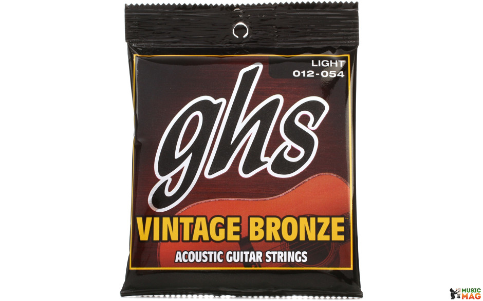 GHS STRINGS GHS STRINGS VINTAGE BRONZE LIGHT SET