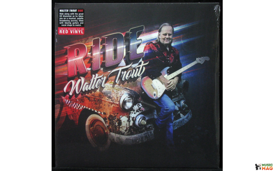 WALTER TROUT - RIDE 2 LP Set 2022 (PRD76771-2, LTD., Red) PROVOGUE/EU MINT (0810020506334)