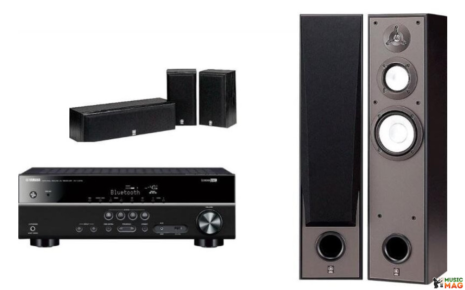 Yamaha Kino SYSTEM 7390 (RX-V385 + NS-7390 + NS-P51) Black
