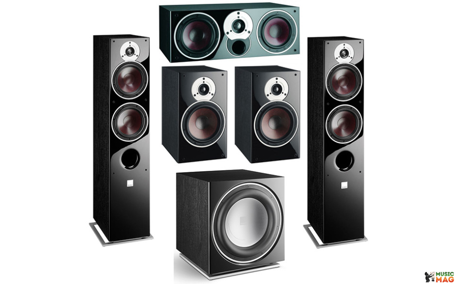 DALI Zensor 7 set 5.1 7/3/Vocal/SUB E-12F Black