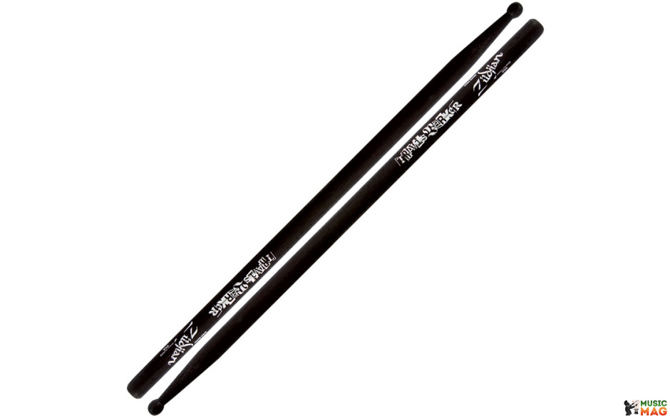 ZILDJIAN TRAVIS BARKER BLACK DRUMSTICKS WOOD BLACK