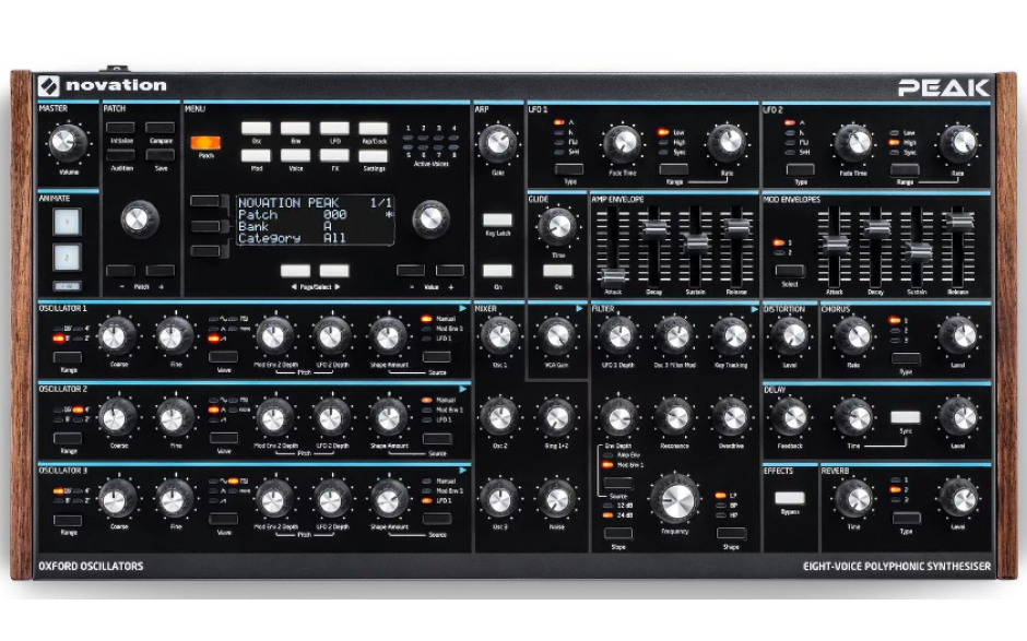 NOVATION PEAK Polyphonic Desktop Synthesizer