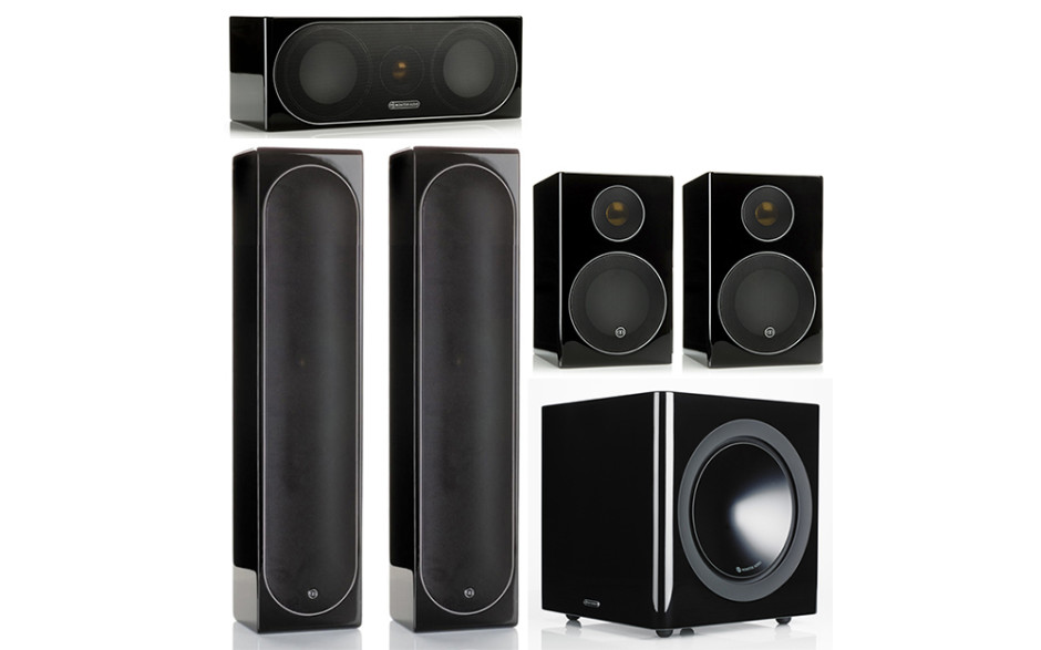 Monitor Audio Radius 225/200/90/380 set 5.1 Black