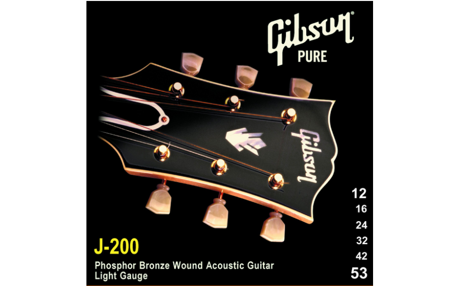 Gibson SAG-J200L PREMIUM PHOS BRONZE .012-.053