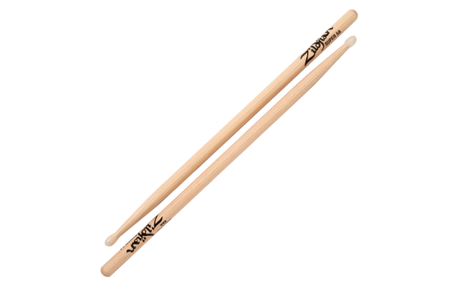 ZILDJIAN SUPER 5A NYLON NATURAL DRUMSTICKS