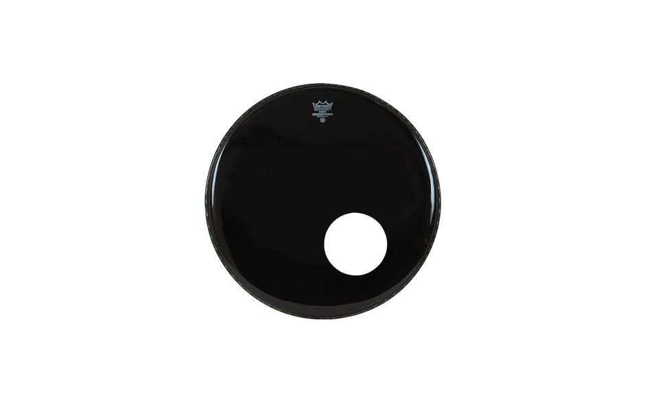REMO POWERSTROKE3 22" EBONY W/DYNAMO INSTALLED