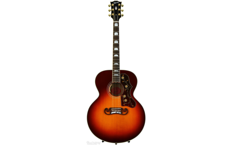 GIBSON SJ-200 QUILT MAPLE AUTUMN BURST