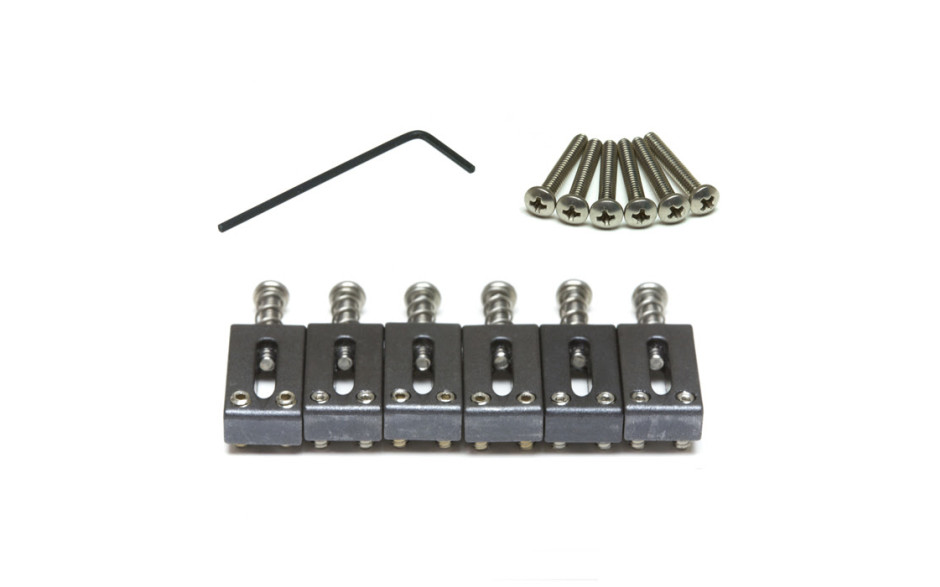 GRAPH TECH PS-8000-00 STRING SAVER SADDLE STRAT & TELE STYLE 2 1/16" (6 PCS)