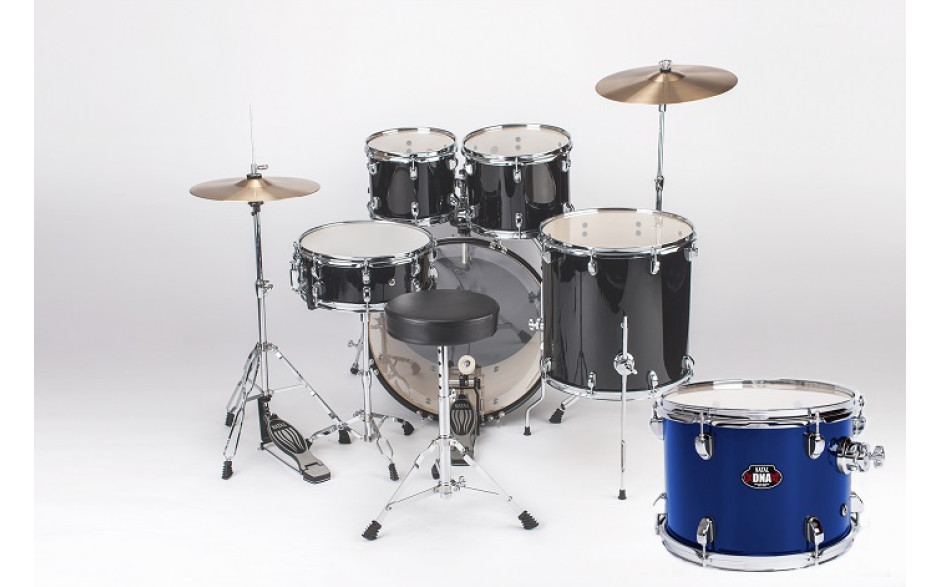 NATAL DRUMS DNA US FUSION DRUM KIT BLUE HARDWARE PACK