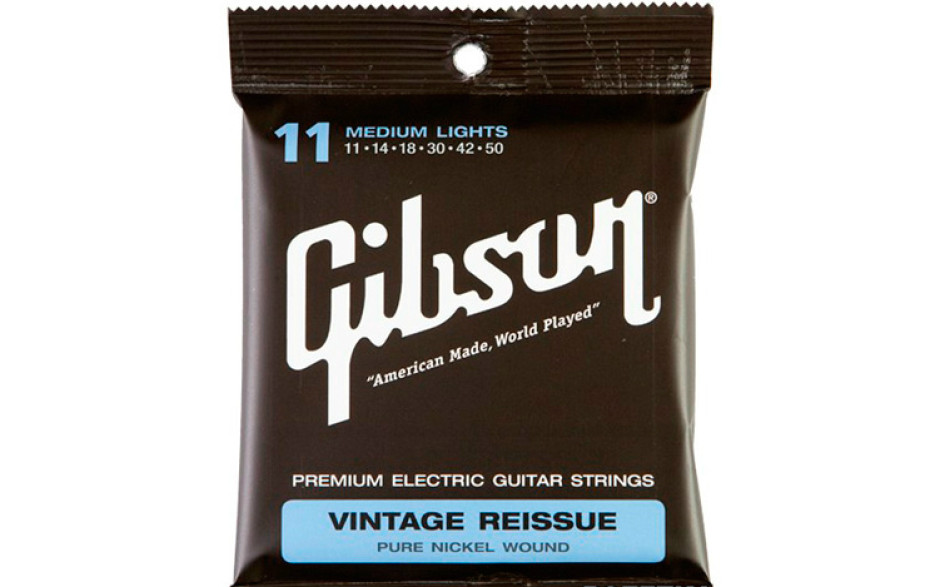 Gibson SEG-VR11 VINTAGE RE-ISSUE PURE NICKEL WOUND .011-.050