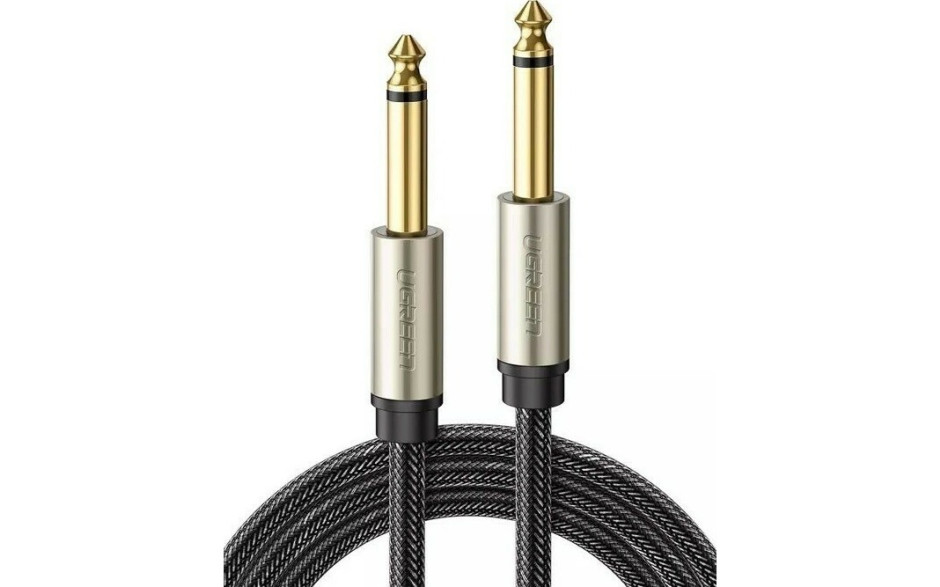 UGREEN AV128 6.3 mm to 6.3 mm Audio Cable Braided, 3 m (Gray)