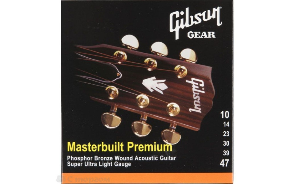 Gibson SAG-MB10 MASTERBUILT PHOSPHOR BRONZE .010-.047