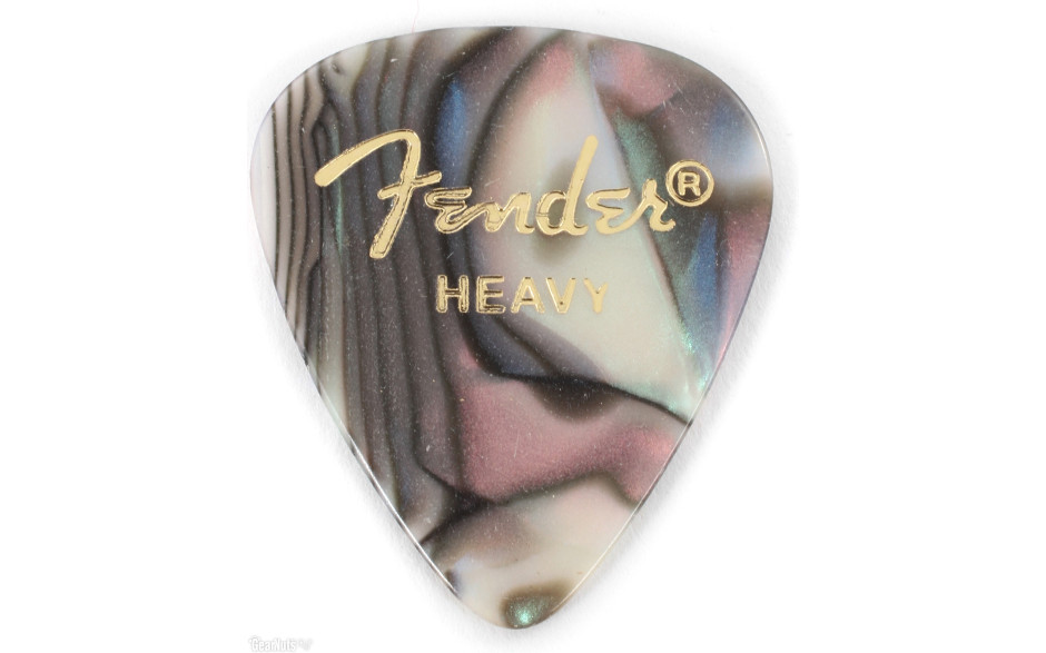 Fender 351 Premium Celluloid (12) - Abalone Heavy