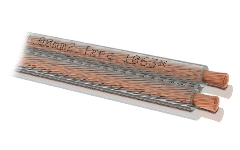 OEHLBACН Speaker Wire Pro-40 2x4,0mm clear, 250 м.