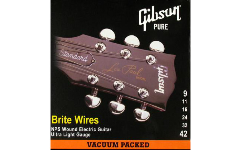 Gibson SEG-700UL BRITE WIRES NPS WOUND ELECT. .009-.042