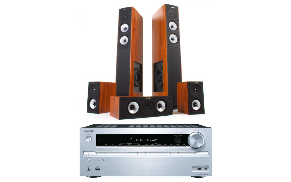 Jamo S 626 HCS и ресивер Onkyo TX-NR535