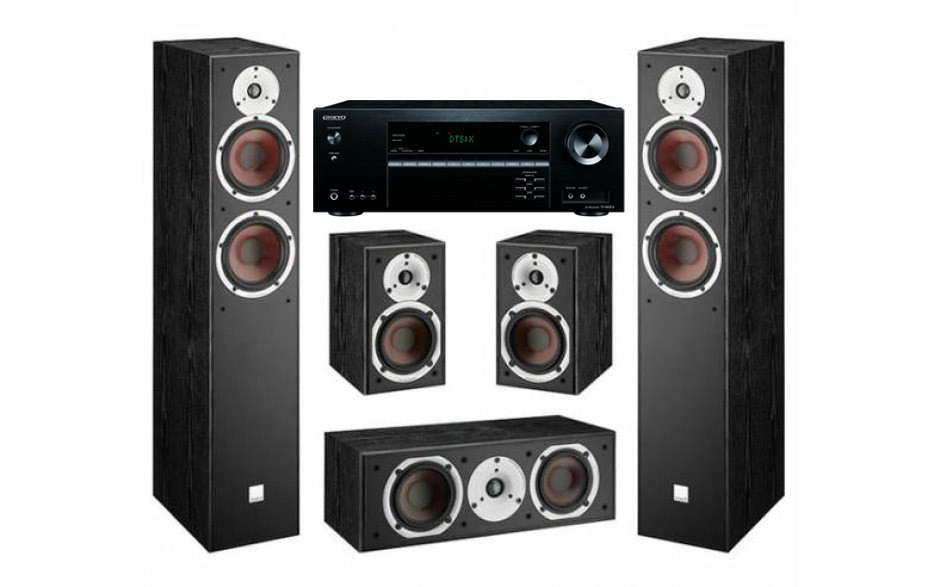 Onkyo TX-NR474 + Dali Spektor set 5.0 Black